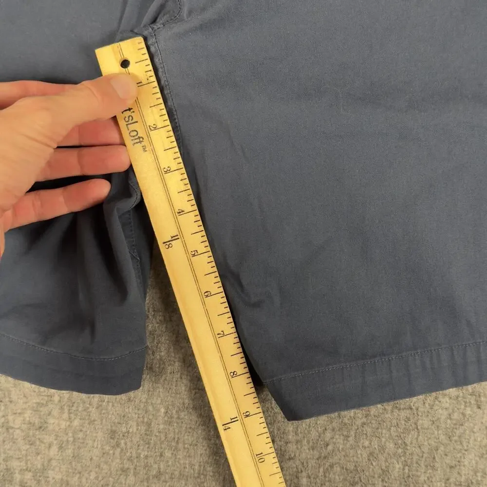Lululemon Shorts Mens 38 Blue Chino 9 Inch Inseam Flat Front Casual Summer